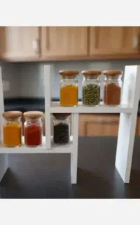 استند ادویه پازلی چوبیMDF