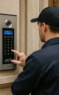 نصب و تعمیر آیفون تصویری در منزل مشتری با ضمانت