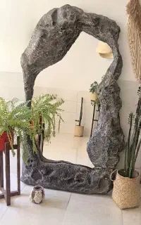 آینه قدی دکوری پتینه خاص فانتزی