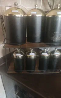 سرویس جا ادویه با دوتا پرده آویز