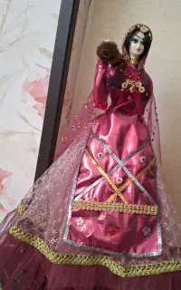 عروسک سنتی ۵۰ سانتی متری و عروسک تایلندی ۷۰ سانتی