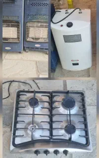 بخاری گازی و آبگرمکن برقی و اجاق گاز