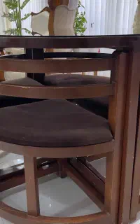 ناهار خوری ۴نفره گرد قطر ۹۰