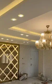 نقاشی ساختمان.نقاشی کناف،سقف،دیوار،اجرای پتینه
