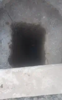 چاه کنی ارت فاضلاب باران و... و تخریب سازه ودیوار