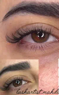 اکستنشن مژه و لیفت مژه و ابرو بهترین در کل شهر