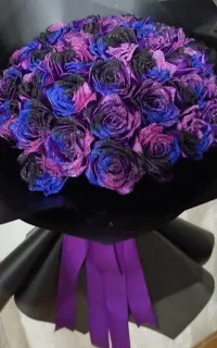 دسته گل روبانی / دسته گل پروانه ای / گل عروس