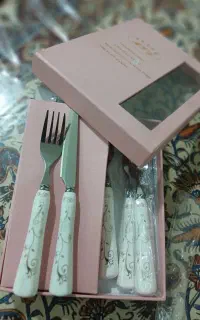 چاقو چنگال دسته سرامیکی