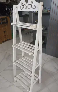 باسلام نردبان چوبی باکس تزئین 4طبقه