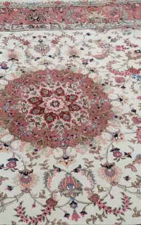 فرش زیبای دستبافت طرح تبریز ۹ متری