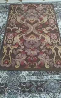 فرش گل برجسته ۴متری