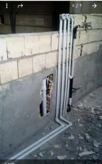 لوله کشی آب وفاضلاب وگاز