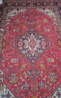 فرش قرمز دستباف یک جفت 6متری