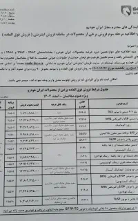 ثبت نام ایرانخودرو فروش فوق العاده تضمینی