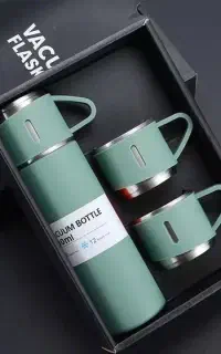 فلاکس استیل سه کاپ ویژه هدایای تبلیغاتی