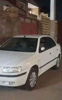 فروش سمند مدل ۸۸ رنگ سفید،