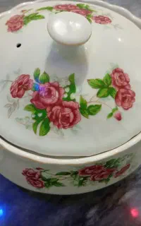 ظرف سوپخوری گل سرخی