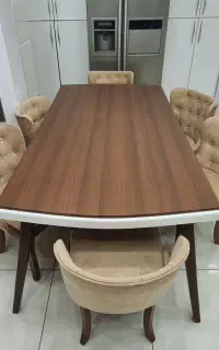 میز نهارخوری شش نفره لاکچری