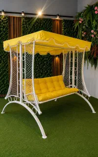 میزباغی صندلی تاب باغیcarolinدونفره و سه نفره