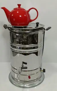 سماور برقی یا گازی استیل صنعتی مخصوص مغازه اداره
