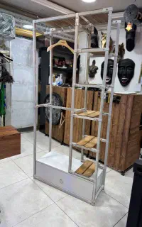 سازه رخت بند رگال قفسه دار ۴