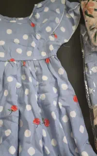 پیراهن نخی دخترانه