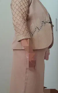 کت و دامن کرمی