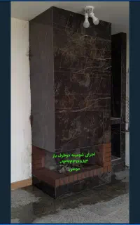 اجرا انواع شومینه. باربیکیو وآبنما