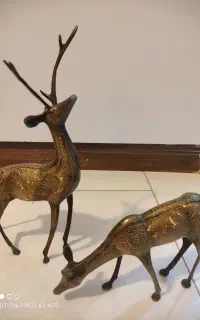 آهو و گوزن برنجی