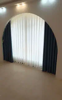 نصب پرده های شید زبرا و هر نو پارچه پرده