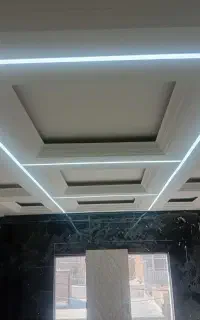 کناف کناف کاری  دکور  قاب بندی  سقف کاذب  لاینر