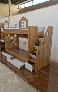 تخت دوطبقه مدل خانه 2