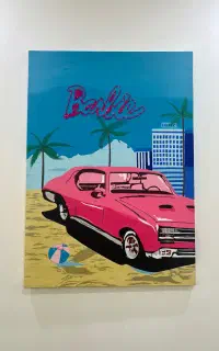 تابلو باربی دخترونه