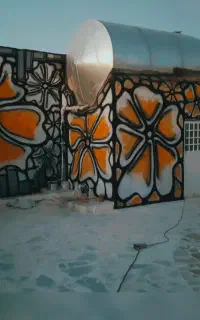 طرح سنگ نقاشی رنگ کاری دیوارنویسی سفیدکاری تبلیغات