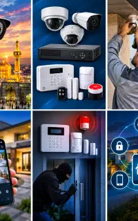 نصب دوربین مداربسته و دزدگیر اماکن