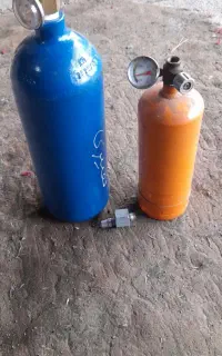 کبسول هوا اکسیژن و گاز کوچک  و سرپیک کوچک8میلیون
