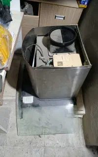 هود شومینه ای شیشه پاستیل سالم