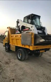 مینی بیل.بابکت.کندن استخر.گودبرداری.خاکبرداری