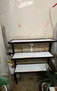 قفسه سه طبقه تمام آهن