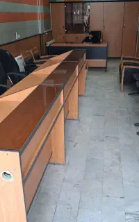 مبل اداری و پیشخوان ( صندلی گردان و انتظار ، میز )