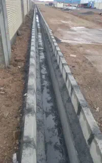 اجرای جدول محوطه سازی واسفالت