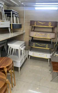 عسلی میز گرد کم جا