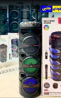 اسپیکر شارژی قابل حمل ZQS 8302 ارتفاع ۱ متر