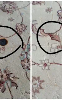 تعمیر رفوگری سوختگی فرش دستباف وماشینی درمنزل