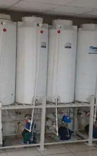 نصب مخزن پمپ آب و مخزن