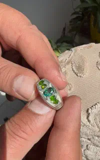 انگشترتوپازوگارنت