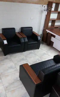 مبلمان نیم ست اداری دسته وکیوم(مدل رُز )آزمون صنعت