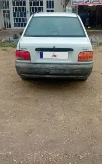 پراید سفید مدل ۹۰