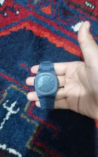 ساعت بلک واچ اصلی رنگ ابی و ایرپاد m28