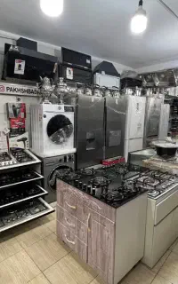 اجاق گاز صفحه ای طرح فر و کابینت نو آکبند
